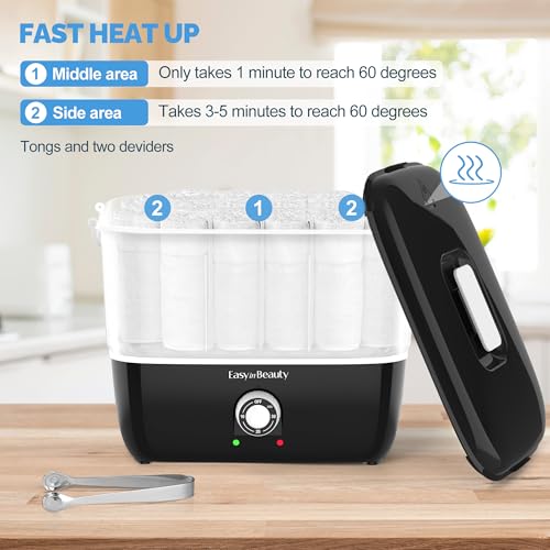 EASYINBEAUTY 5L Hot Towel Warmer for Facials – Rapid Heating Spa Towel Steamer