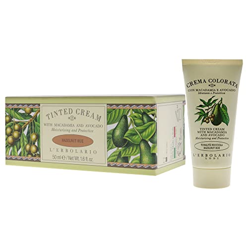 L'Erbolario Tinted Face Cream Hazelnut Shade 1.6 oz Natural Cover Hydrating Makeup