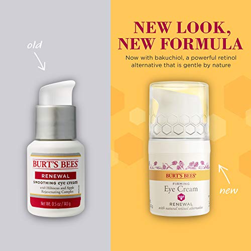 Burt's Bees Renewal Smoothing Eye Cream 0.58oz - Firming & Hydrating, Hibiscus &