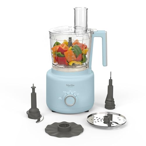10 Cup Food Processor & Electric Chopper - Sky Blue - One Touch Pulse