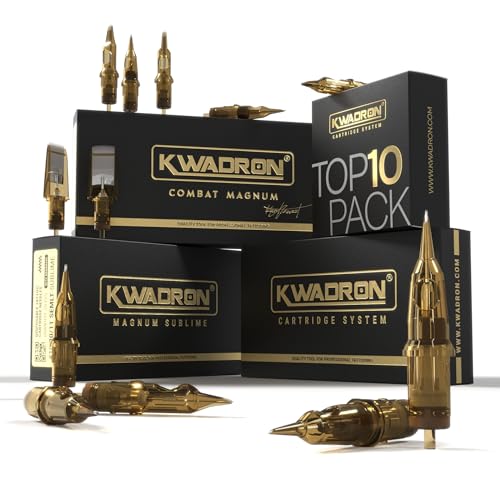 Tattoo Cartridge Needles 35/3RLMT - Medium Round Liner for Precision, 20 Count