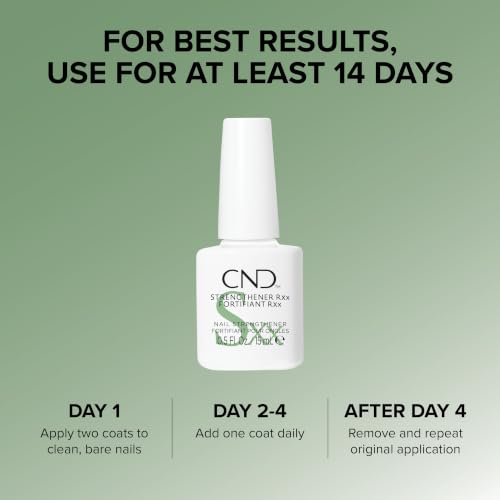 CND Strengthener RXx Nail Strengthener - 0.5 fl oz, Nourishing Nail Treatment