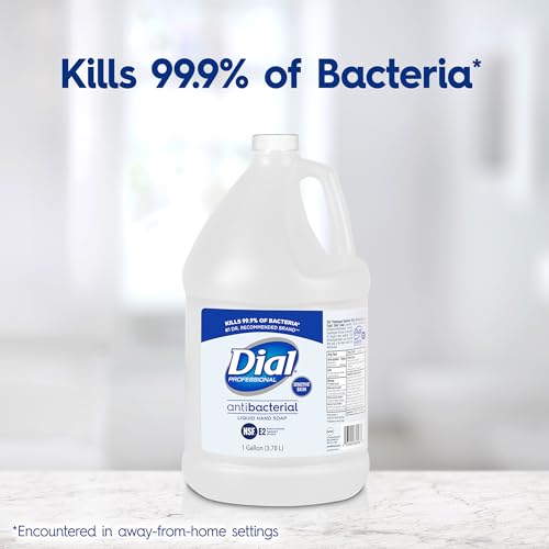 Dial Professional Antibacterial Sensitive Liquid Hand Soap - Fresh, 128 Fl Oz Pack of 1
