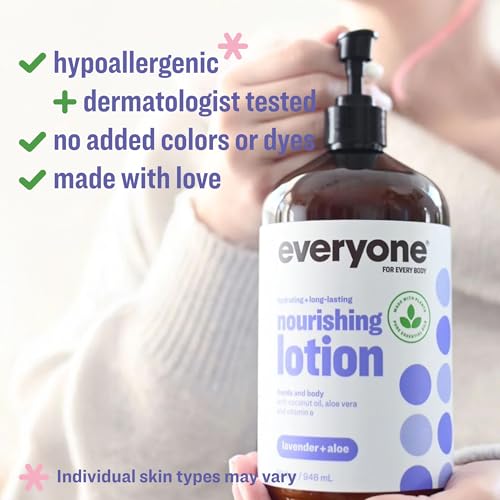Everyone 2-in-1 Hand & Body Lotion Lavender & Aloe 32 oz 2-Pack - Calming Moisturizer