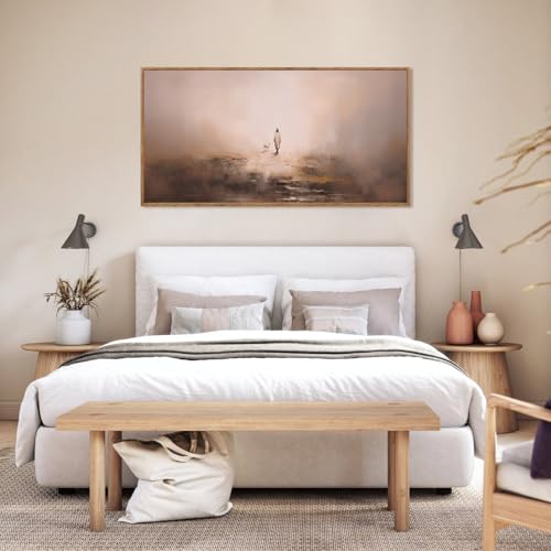Aurlan Jesus Leaves The 99 Parable Wall Art - 40x20 Inch Religious Canvas