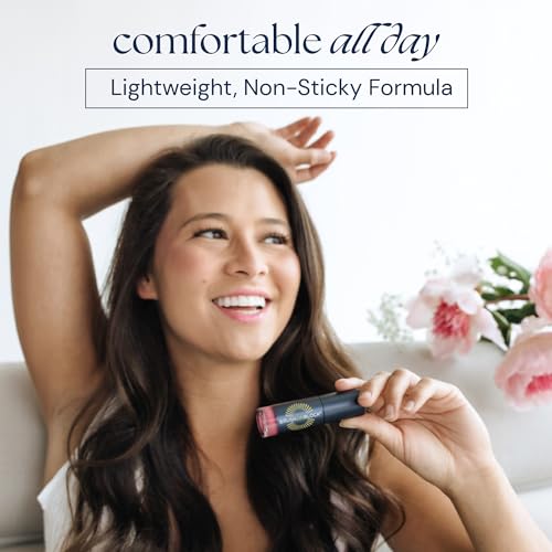 Lip Oil SPF 30 Sun Protection with Mineral Sunscreen - Nude, Fig & Peony, Hydrating & Cruelty-Free