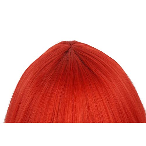 Aimole Short Yaki Straight Synthetic Wig 113 Red Mushroom Head Bowl Cut