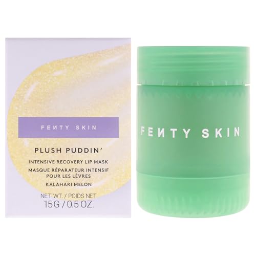 Plush Puddin Lip Mask - Nourishing Overnight Hydrating Treatment with Kalahari Melon, 0.5 oz