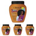 Skala Mais Crespos Super Curly Hair Treatment 2-in-1 Cream Set - Pack of 4, 35.2 Fl Oz