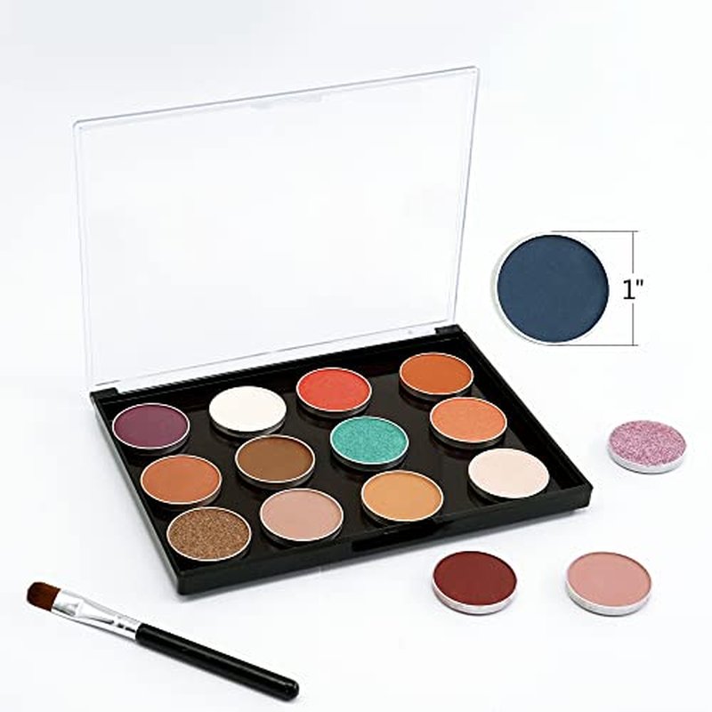 Medium Size Empty Magnetic Makeup Eyeshadow Palette with Clear Top- Organize, Depot DIY Your Own Palette 5.6¡®x 4.33''