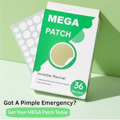Hydrocolloid Pimple Patches for Face (36ct) ? Invisible 8mm & 12mm Acne Patches for Zits, Pimples & Blemishes, Vegan & Cruelty-Free