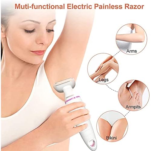 Electric Razors for Women Legs Shavers: 3 in 1 Electric Shavers - Legs and Body Shavers, Nose Hair Trimmer, Eyebrow Shaver