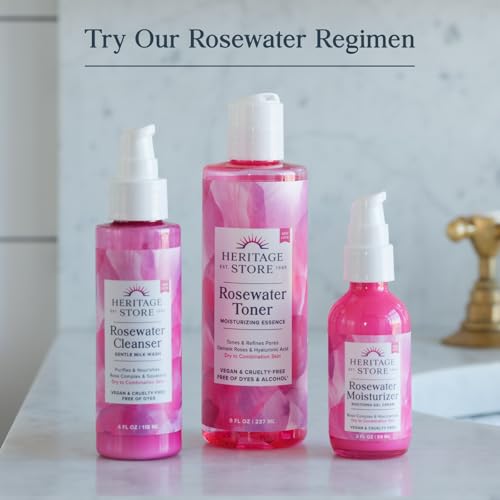 Heritage Store Rosewater Concentrate - Aromatherapy Facial Mist & Body Spray, 2 oz
