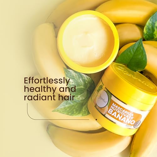 ANYELUZ Banana Hair Mask for Dry Hair - Deep Conditioning, 10 Oz, with Banana Extract