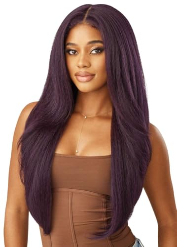 Outre Melted Hairline Kinky Soft Edges - Jet Black 1 - Pre-Plucked Lace Wig
