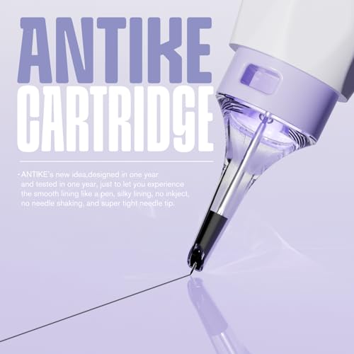 Pro Tattoo Cartridge Needles #10 20Pcs 0.3mm Round Liner Disposable Needles