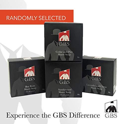 G.B.S Natural Wood Shaving Set with Straight Razor, Synthetic, Shave Brush, Animal Free, Beechwood Shave Bowl and Natural Soap