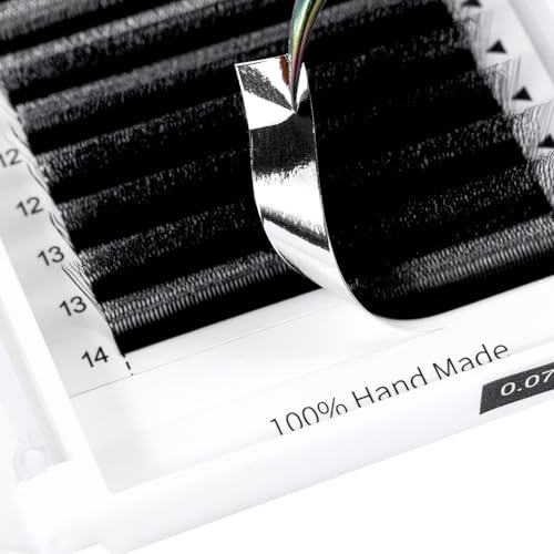 W Lash Extensions 5D Volume 0.07C Curl 8-15mm Mix Easy Fan W-shaped Eyelash Premades Cluster Black YY Lash