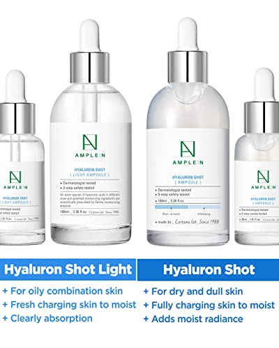 Hydrating Hyaluronic Acid Serum 3.38 Fl Oz - Oily & Combination Skin Friendly