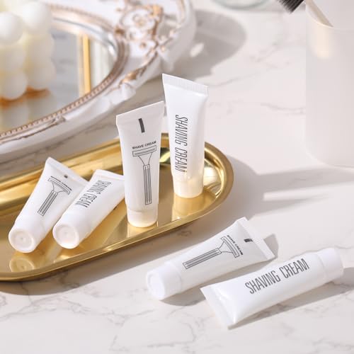 Disposable Shaving Cream Bulk Travel Size 10 Ml/ 0. 35 Fl. oz Shave Cream for Hotel Camping Travel Homeless Toiletries(150 Pcs)