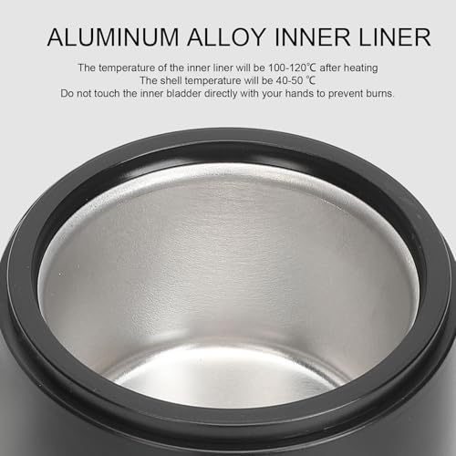 ZJchao Hair Removal Wax Warmer Pot, Quickly Melting Aluminum Alloy Liner Hot Wax Heater Machine for Home and Travel for All Types of Wax