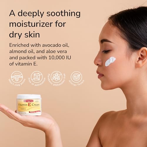 De La Cruz - Vitamin E Cream, Lotion and Oil Bundle - Moisturizer for All Skin Types