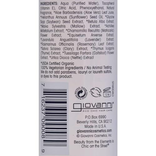 Giovanni Protective Moisture Leave-In Treatment - Leave In Conditioner Spray, Detangler, Hair Care Products for Women & Men, Curly & All Hair Types, Heat Protectant, Smooth Silk Finish - 5.1 Fl Oz