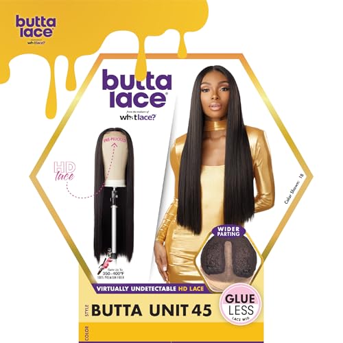 Sensationnel Butta LaceWig Unit 45 - Jet Black, 5-Inch Deep HD Lace Front