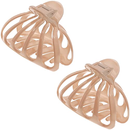 Camila Paris CP3051 Nude 2-Pack Octopus Hair Clips for Thick Hair - Large Claw Clips