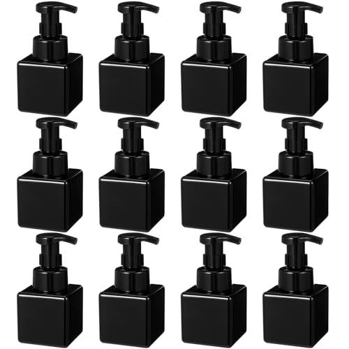 Black Foaming Soap Dispenser 8.5 oz Pack of 12 - Kitchen & Bathroom Bottles