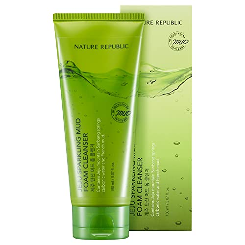 Sparkling Mud Foam Cleanser for All Skin Types - 150g Facial Wash