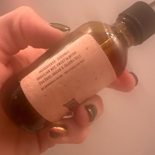 Rugged Organic Beard Oil for Men - Nourishing, Hydrating, Veteran-Owned