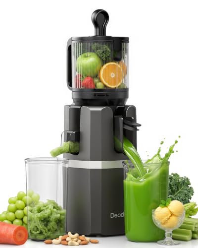 Deodak 3-in-1 Cold Press Juicer Machine - Grey, Juice, Sorbet & Nut Milk