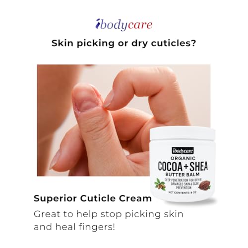 Organic Shea & Cocoa Butter Body Balm with Coconut Oil - Vari 1, 8 oz
