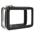 Aveniee Clear Makeup Bag Travel Organizer for Women - Black