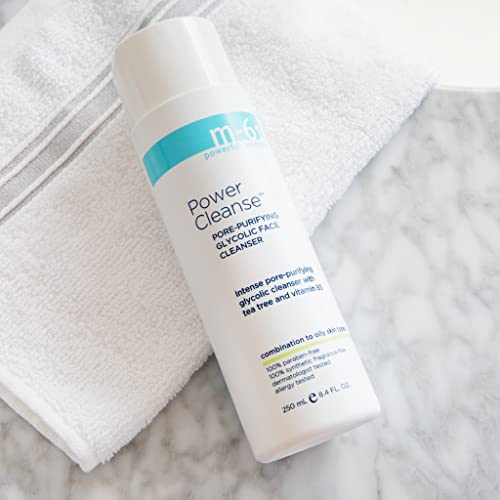 Power Cleanse Gel Facial Cleanser for Oily Skin - Pore Refining & Exfoliating, 8.4 oz