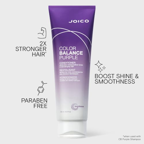 Joico Purple Conditioner 8.5 Fl Oz - Neutralizes Brassy Blonde Tones