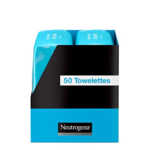 Neutrogena Hydro Boost Facial Cleansing & Makeup Remover Wipes Twin Pack 50 Count