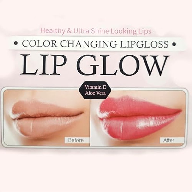 3 Pack Bundle of Color Changing Lip Glow Gloss for healthy and ultra glossy lips. Helps enhance and bring out your natural lip color. Make your lips pop!