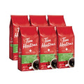 Decaf Medium Roast Ground Coffee - Tim Hortons, 12 oz Pack of 6, Smooth & Balanced