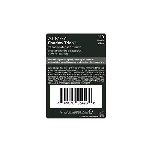 Almay Shadow Trio, Beach Vibes, 0.19 oz., Eyeshadow Palette