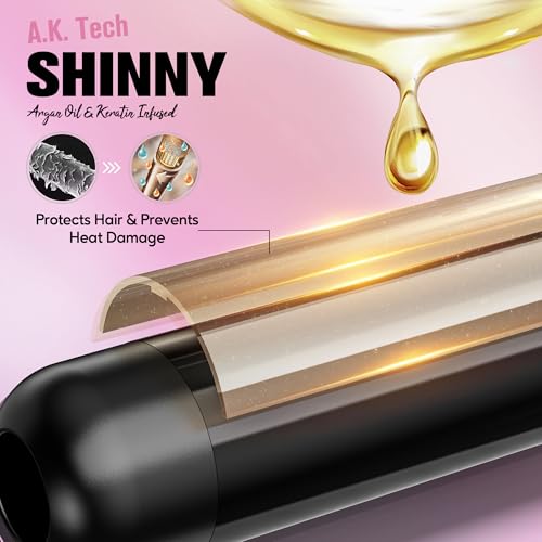 2 Inch Large Barrel Curling Iron for Long Hair, Digital Temp, Dual Voltage