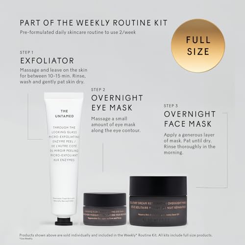 The Untamed Solitary Dream Restorative Overnight Mask ? Helps Soothe, Firm & Balance Skin ? Hydrating Night Cream with Hemp Seed Oil & Purslane ? 1.7 fl oz