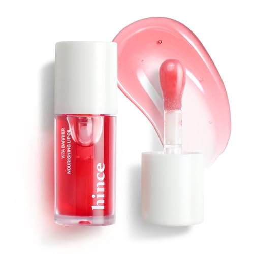 HINCE Vita Barrier Nourishing Lip Oil 01 Kingsberry - Nourishing Lip Moisturizer for Dry Lips, Lip Gloss, Hydrating & Moisturizing Lip Glow Oil, Non-Sticky Long Lasting Lip Oil Gloss