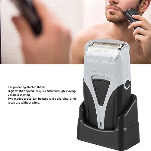 Men Reciprocating Electric Reciprocating Cordless Precision Beard Trimmer, Electric for Travel Case
