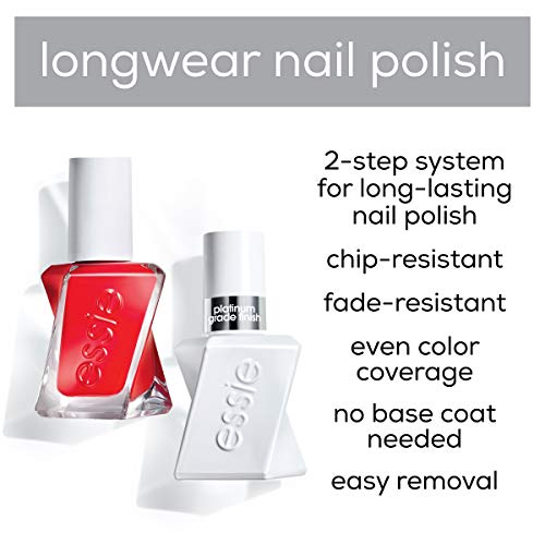essie Gel Couture 2-Step Longwear Nail Polish, Sunrush Metals Collection, Steel The Show, 0.46 fl. oz.