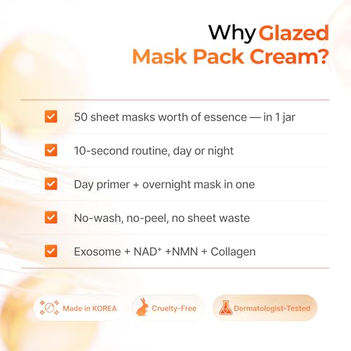 K-Beauty Hydrogel Face Mask Pack — 50 Sheet Masks in 1 Jar, Rejuvenating & Glow-Boosting