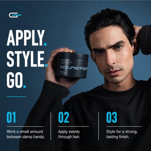 Gelactica Max Control Strong Hold Hair Gel 32oz - Alcohol-Free, Scalp Nourishing with Arctic Scent