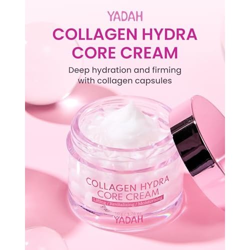 YADAH Hydra core cream - Capsule Filler Cream (1.76 oz) Collagen Dual Lift Serum 1.69 fl oz