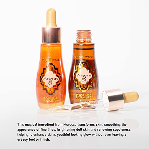 Physicians Formula Argan Face Serum Wear Ultra-Nourishing Argan Oil, Acne Treating, Skin Healing, Inflammation And Redness Correction